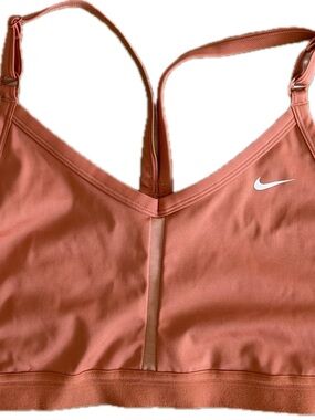 Nike Coral Pink Light-Impact Sports Bralette